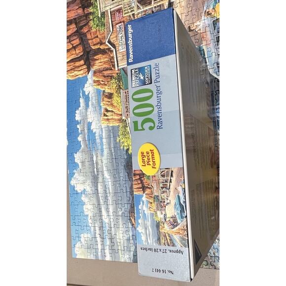 Ravensburger Scenic Overlook 500 Large Piece Format Puzzle Complete Adults Kids - Picture 5 of 8